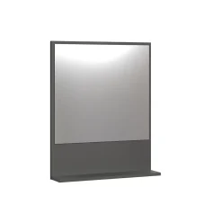 Etagère Salle De Bains|Calicosy Miroir mural avec 1 tablette L60 cm - PUREBLISS
