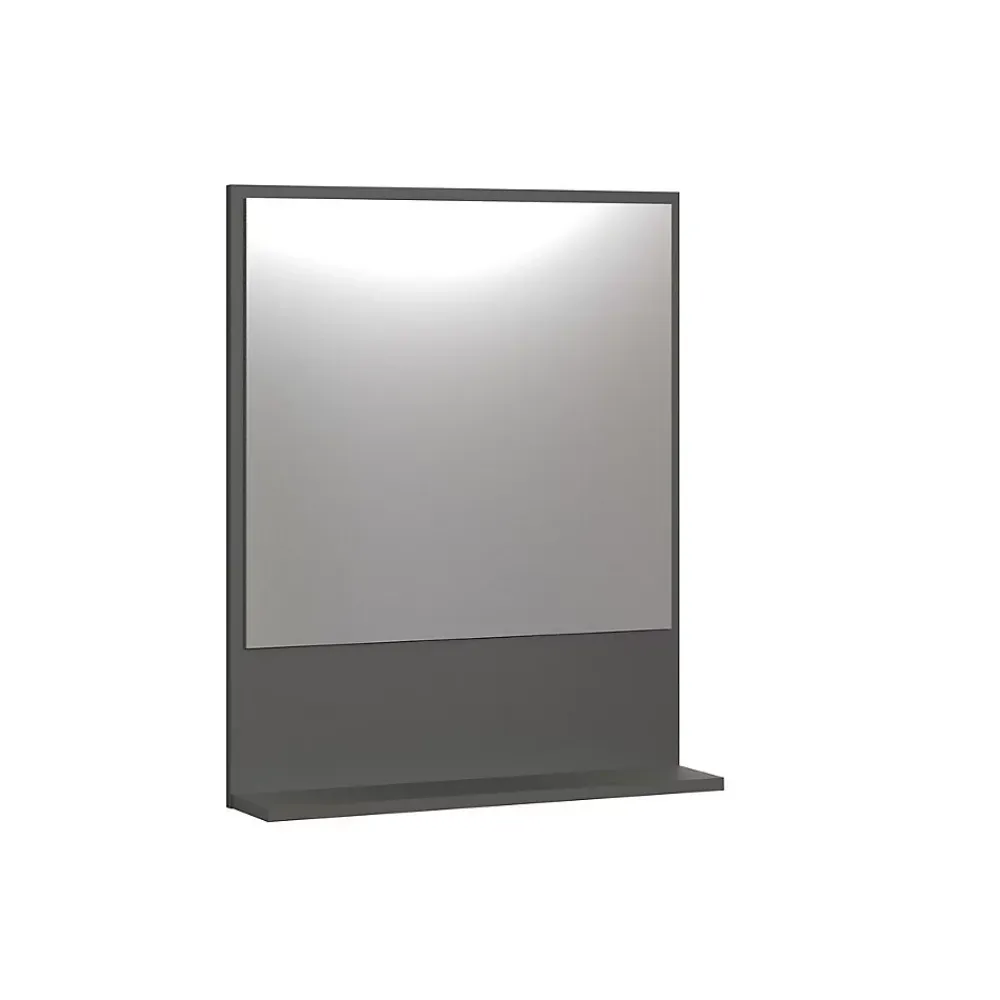 Etagère Salle De Bains|Calicosy Miroir mural avec 1 tablette L60 cm - PUREBLISS