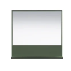 Etagère Salle De Bains|Calicosy Miroir mural avec 1 tablette L80 cm - PUREBLISS