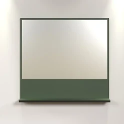 Etagère Salle De Bains|Calicosy Miroir mural avec 1 tablette L80 cm - PUREBLISS