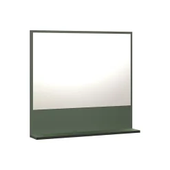 Etagère Salle De Bains|Calicosy Miroir mural avec 1 tablette L80 cm - PUREBLISS