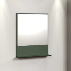 Calicosy Miroir mural avec 1 tablette L60 cm - PUREBLISS