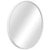 Miroir Simple|Helloshop26 Miroir mural avec kit de montage blanc