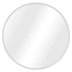 Miroir Simple|Helloshop26 Miroir mural avec kit de montage blanc