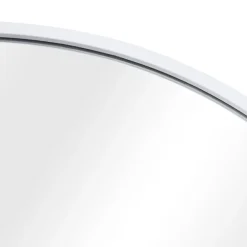 Miroir Simple|Helloshop26 Miroir mural avec kit de montage blanc