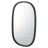Miroir Simple|Helloshop26 Miroir mural ovale 70 x 50 noir