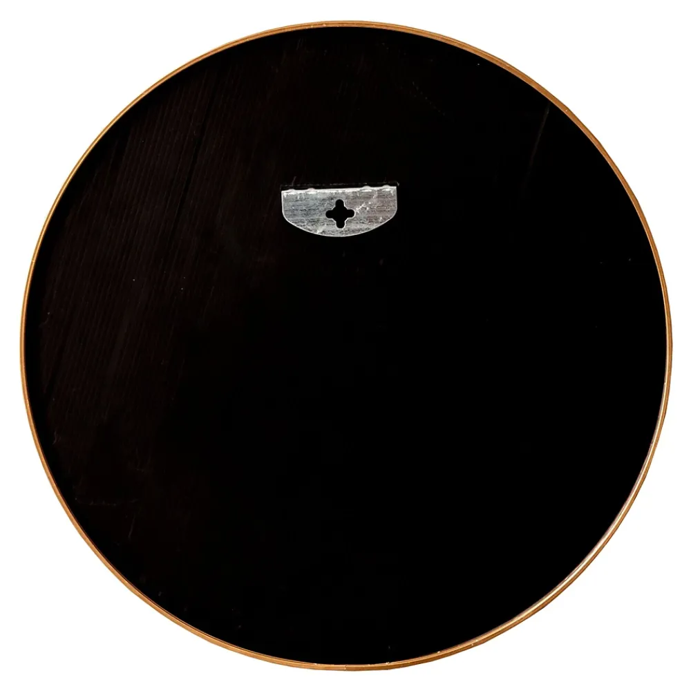 Helloshop26 Miroir mural rond 60 cm aluminium aluminium