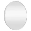 Miroir Simple|Helloshop26 Miroir mural rond 50 cm blanc blanc
