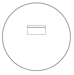 Miroir Simple|Bernstein Miroir mural rond design de salle de bain, cadre en aluminium, verre 4mm - 8232 - Couleur et Noir, 60cm