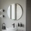 Bernstein Miroir mural rond design de salle de bain, cadre en aluminium, verre 4mm - 8232 - Couleur et Blanc, 80cm