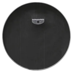 Helloshop26 Miroir mural rond diamètre 50 cm argente