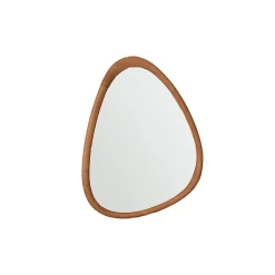 Miroir Simple|Berah Getah Miroir organique en teck massif 75x60 cm