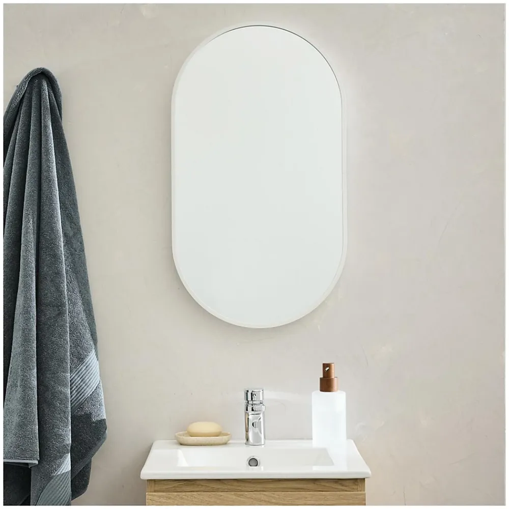 Mob-In Miroir ovale 40 x 70 cm PEPPER