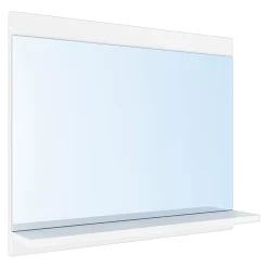 Miroir Simple|[En.Casa] Miroir pour salle de bains Krildihana 60 x 50 x 12 cm blanc en.casa