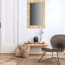 Miroir Simple|Rea MIROIR KLNA-MR03 35CM BROWN 55X35X2CM