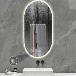 Miroir Lumineux|Rea MIROIR LED OVL GOLD 50X100CM 0