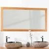 Miroir Simple|Wanda Collection Miroir rectangle en teck massif 140x70