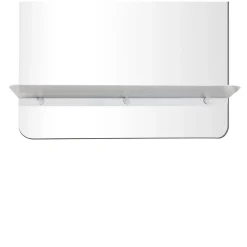 Miroir Simple|Mob-In Miroir rectangulaire 40 x 70 cm SIMONA avec tablette en métal