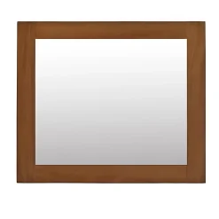 Wildwater Miroir rectangulaire en teck massif Lazy 60 x 70 cm