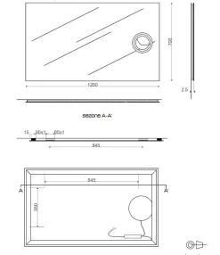 Kiamami Valentina Miroir Rectangulaire Rétroéclairé Led 120X70 Avec Miroir Grossissant