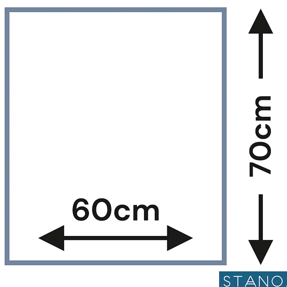 Miroir Simple|Stano Miroir rectangulaire sans cadre DORIA largeur 60 cm
