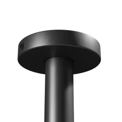 Miroir Simple|Bernstein Miroir rectangulaire suspendu cadre aluminium noir, rotation 360, réglable en hauteur, pour salle de bain - 50x80cm - 2145