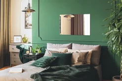 Tulup Miroir rectangulaire 70 x 50 cm La Chambre