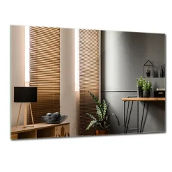 Tulup Miroir rectangulaire 60 x 40 cm Décoration Salle De Bain