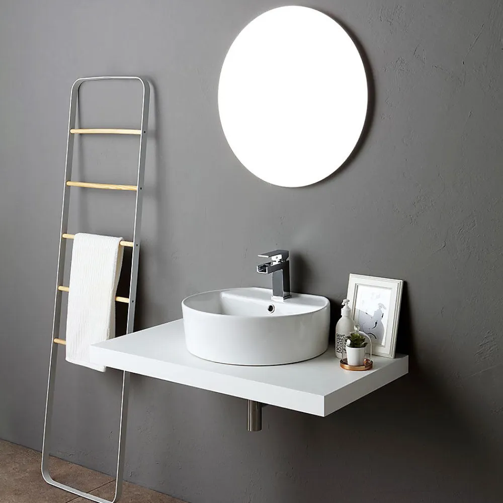 Miroir Grossissant|Kiamami Valentina Miroir Rond 70 Cm Moderne Sans Cadre