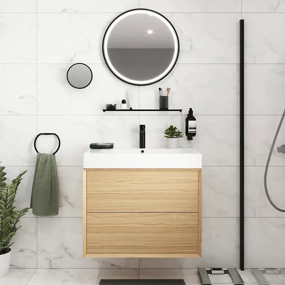 Miroir Grossissant|GoodHome Miroir rond grossissant x2 Elland Ø 20 cm