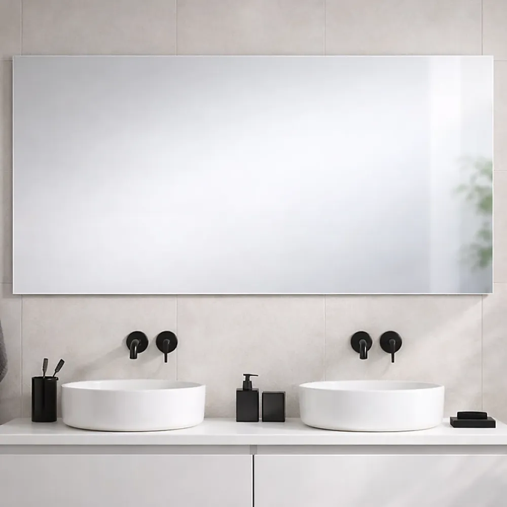 Kiamami Valentina Miroir Réversible 120X70 Avec Bordure En Fil Brillant