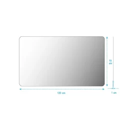 Miroir Simple|Aurlane Miroir salle de bain - 120x70cm - GO