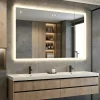 Miroir Lumineux|Artforma Miroir Salle de Bain avec Eclairage 120x70, Miroir LED avec Tactile et Fonction Anti-buée, Systeme Couleur DUAL LED