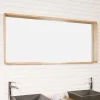 Wanda Collection Miroir salle de bain en teck Samba 140 x 65 cm