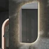 Miroir Lumineux|Ledimex Miroir Salle de Bain LED Rétro-éclairé (3000K) - 60x110cm - Anti-Buée & Détecteur de Mouvement - CARDIF