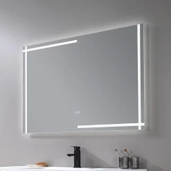 Luxury Bain Miroir salle de bain LED 120x60cm anti buée et LED 3 couleurs LB-4693