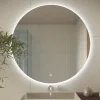 Lomazoo Miroir salle de bain Dallas avec LED 80 cm rond