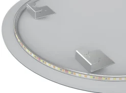 Lomazoo Miroir salle de bain Dallas avec LED 80 cm rond