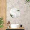 Aurlane Miroir salle de bain ROND - Diamètre 50cm - GO