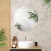 Aurlane Miroir salle de bain ROND - Diamètre 70cm - GO