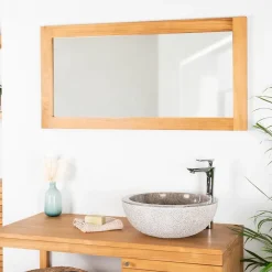 Miroir Simple|Wanda Collection Miroir salle de bain 100x50 cm,