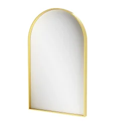 GoodHome Miroir salle de bains arche 50x80 cm, doré, Tisa