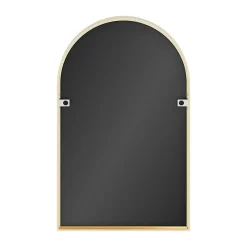 GoodHome Miroir salle de bains arche 50x80 cm, doré, Tisa