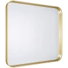 GoodHome Miroir salle de bains carré 60x60 cm Tisa doré