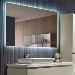 Ledimex Miroir Salle de Bains Lumineux SUECIA avec Eclairage Rétro-Eclairé 120x80