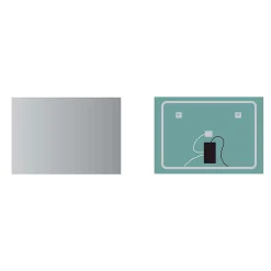 Ledimex Miroir Salle de Bains Lumineux SUECIA avec Eclairage Rétro-Eclairé 120x80