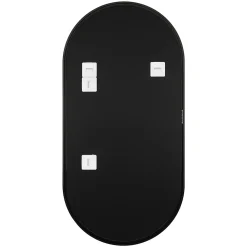 Miroir Simple|GoodHome Miroir salle de bains oblong 40x80 cm Tisa noir