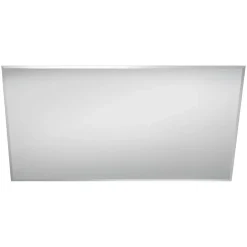 Miroir Simple| Miroir salle de bains rectangulaire 100X60 cm Wapta argent
