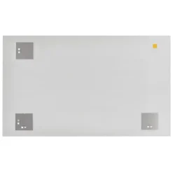 Miroir Simple| Miroir salle de bains rectangulaire 100X60 cm Wapta argent