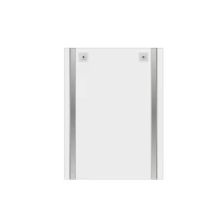 Miroir Simple|GoodHome Miroir salle de bains rectangulaire 80 x 90 cm argent, Imandra